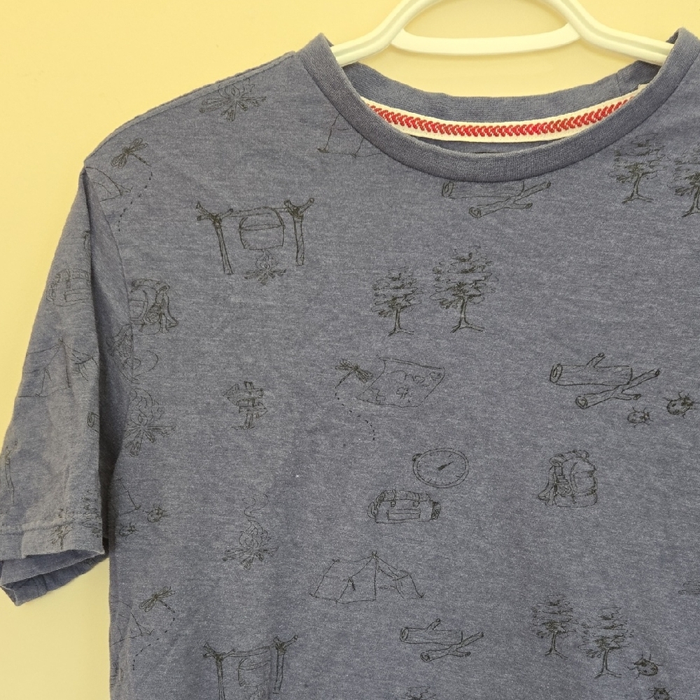 Camping Motif T-shirt